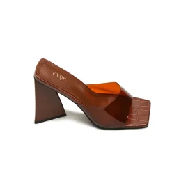 Texture Pyramid Heel Sandal, CMJ 04