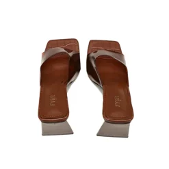 Texture Pyramid Heel Sandal, CMJ 04