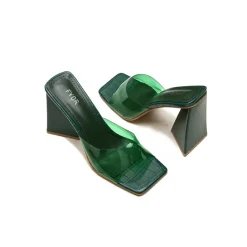 Texture Pyramid Heel Sandal, CMJ 04
