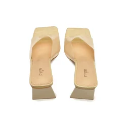 Texture Pyramid Heel Sandal, CMJ 04