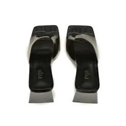 Texture Pyramid Heel Sandal, CMJ 04