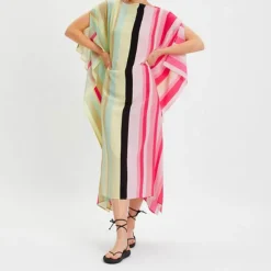 Timeless Glamour Geometric Stripes Kaftan KAF0040