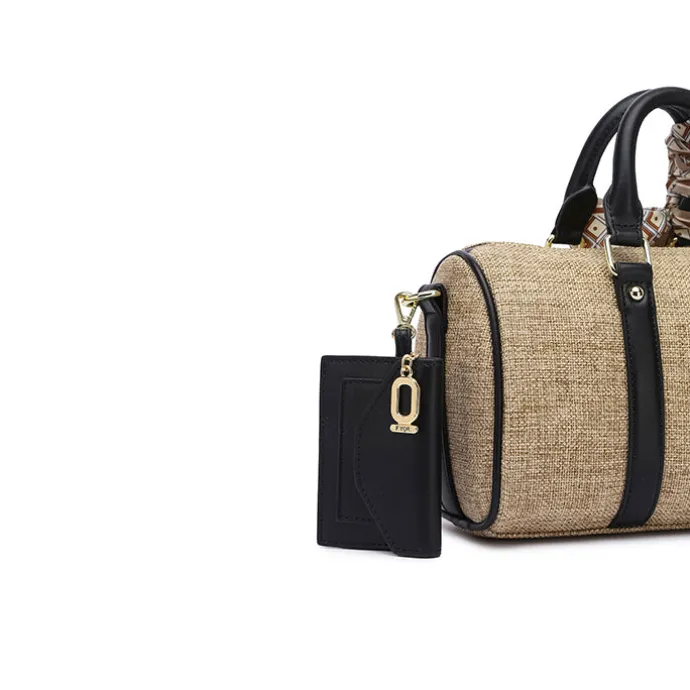 Trendy Textile Crossbody Bag BD 154