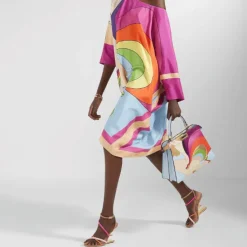 Vapor Wave Veil Womens Kaftan KAF0075
