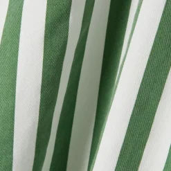 Vertical Striped Long Shirt With Slit Cut J5887