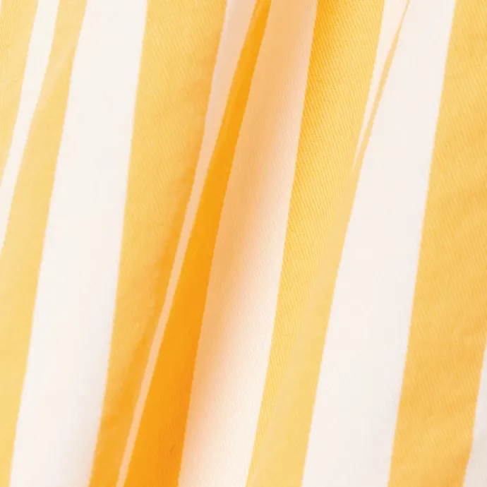 Vertical Striped Long Shirt With Slit Cut J5887