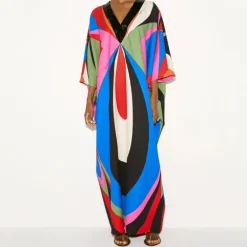 V-neck Sequin Kaftan KAF0081